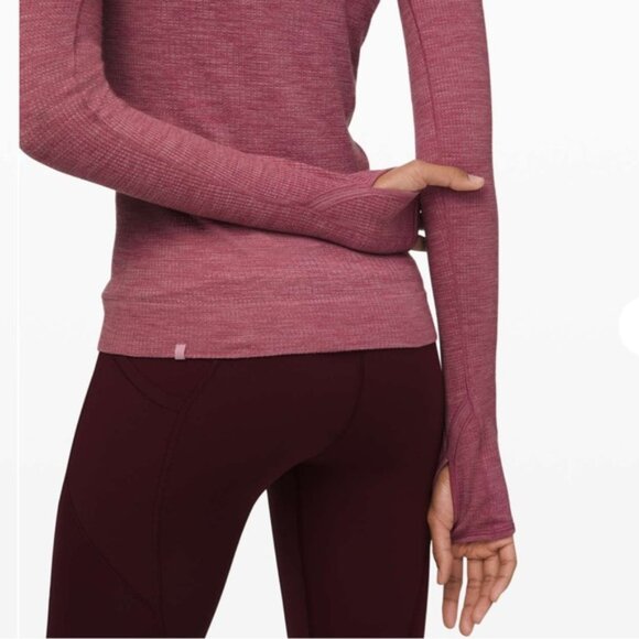 LULULEMON pink swiftly wool pullover - Picture 4 of 6